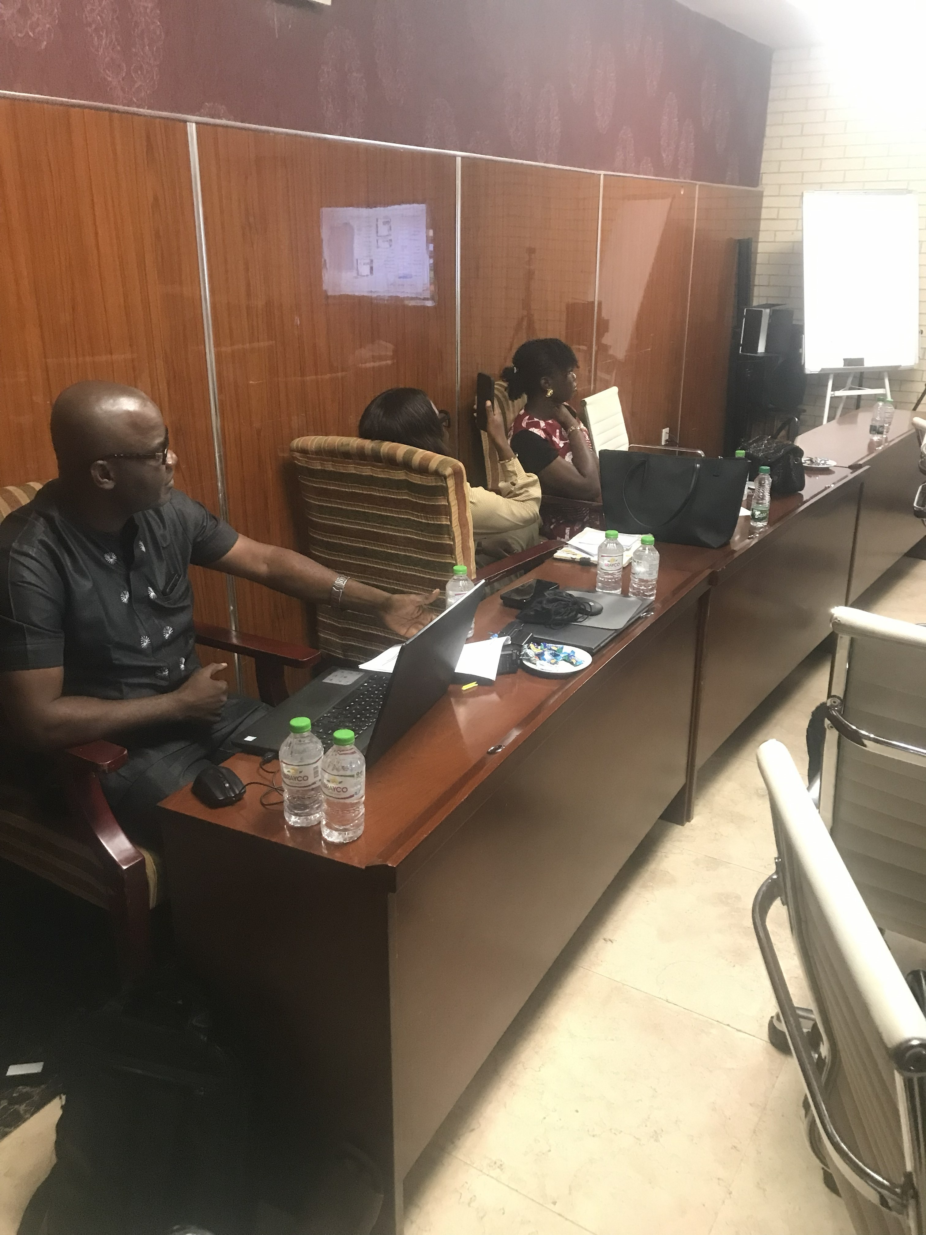 Training staffs of Powell's Homes and Shelter in Estate Management System