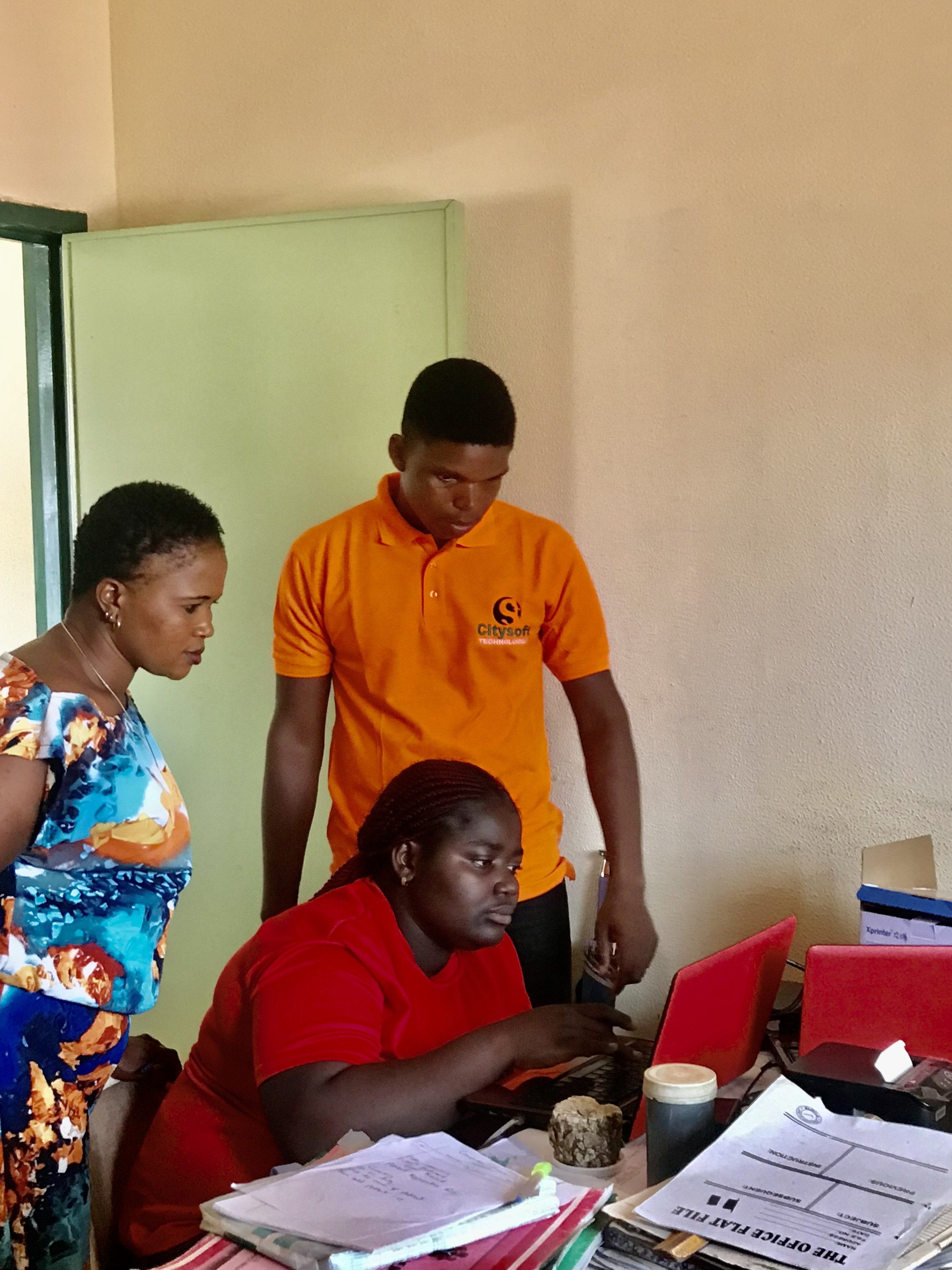 Assisting staffs of Cottage Hospital Ogbede  in Hospital Management System
